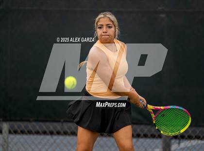 Thumbnail 3 in UIL Tennis 1A 2A Girls Semifinals photogallery.