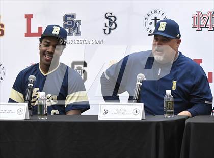 Thumbnail 1 in Trinity League Baseball Media Day - St. John Bosco photogallery.