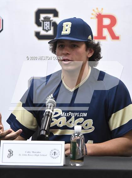 Thumbnail 1 in Trinity League Baseball Media Day - St. John Bosco photogallery.