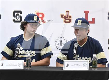 Thumbnail 2 in Trinity League Baseball Media Day - St. John Bosco photogallery.