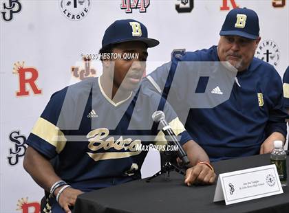 Thumbnail 3 in Trinity League Baseball Media Day - St. John Bosco photogallery.