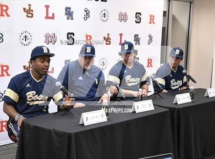 Thumbnail 2 in Trinity League Baseball Media Day - St. John Bosco photogallery.