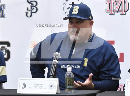 Thumbnail 3 in Trinity League Baseball Media Day - St. John Bosco photogallery.