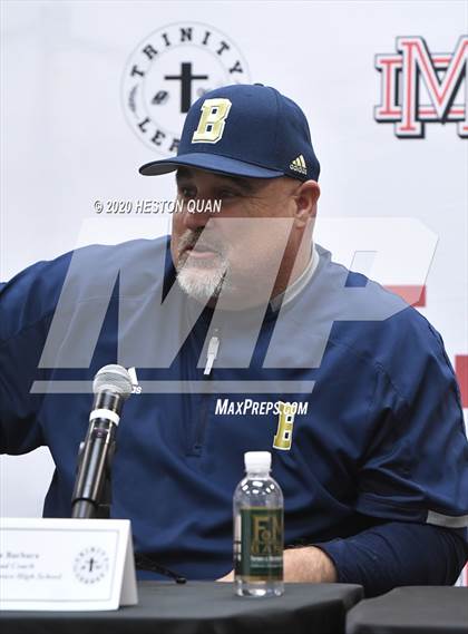 Thumbnail 2 in Trinity League Baseball Media Day - St. John Bosco photogallery.
