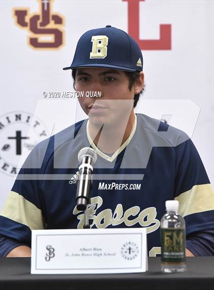 Thumbnail 3 in Trinity League Baseball Media Day - St. John Bosco photogallery.
