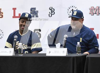 Thumbnail 2 in Trinity League Baseball Media Day - St. John Bosco photogallery.