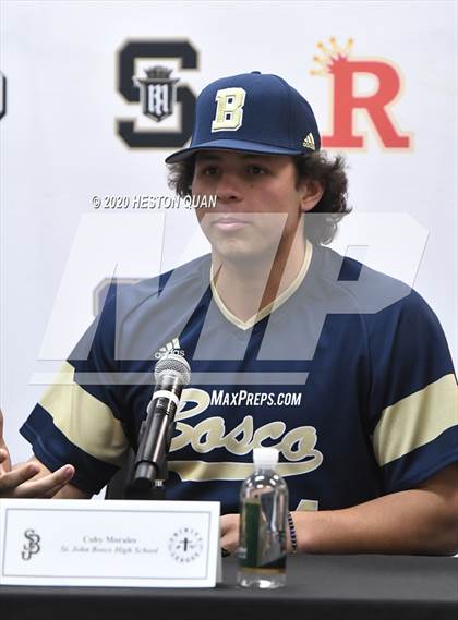 Thumbnail 3 in Trinity League Baseball Media Day - St. John Bosco photogallery.