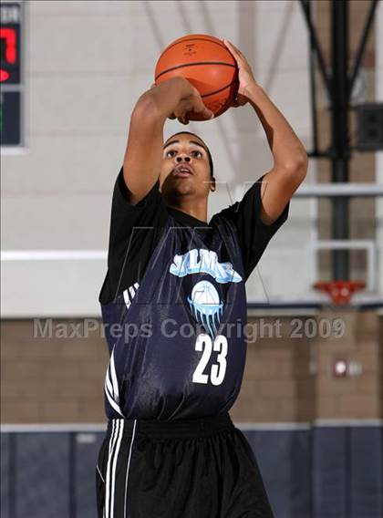 Thumbnail 3 in Sylmar vs. View Park Prep (MLK Hoops Shootout) photogallery.