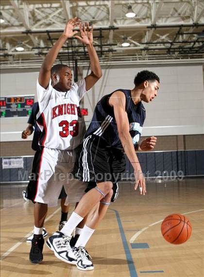 Thumbnail 2 in Sylmar vs. View Park Prep (MLK Hoops Shootout) photogallery.