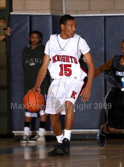 Thumbnail 3 in Sylmar vs. View Park Prep (MLK Hoops Shootout) photogallery.