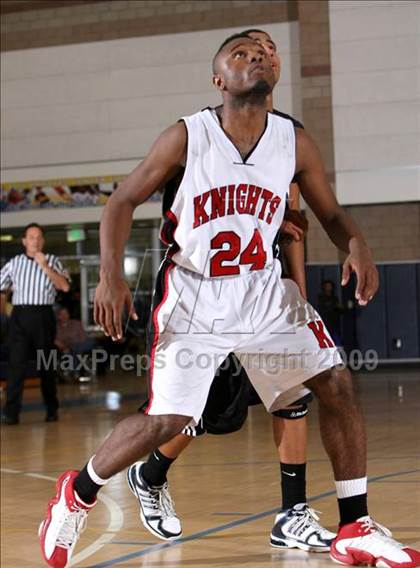 Thumbnail 3 in Sylmar vs. View Park Prep (MLK Hoops Shootout) photogallery.