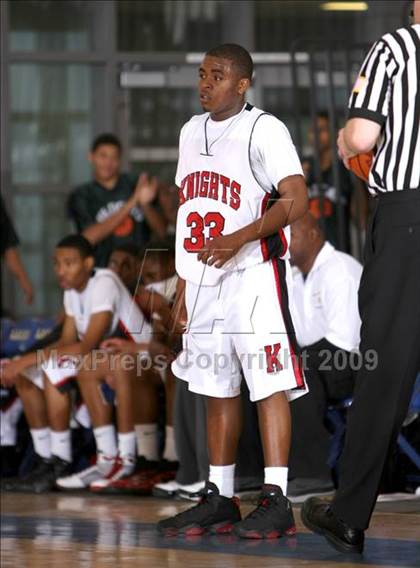 Thumbnail 2 in Sylmar vs. View Park Prep (MLK Hoops Shootout) photogallery.