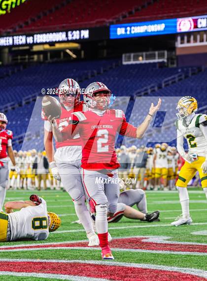 Thumbnail 2 in Catholic Memorial vs King Philip Regional (MIAA Division 2 Final) photogallery.