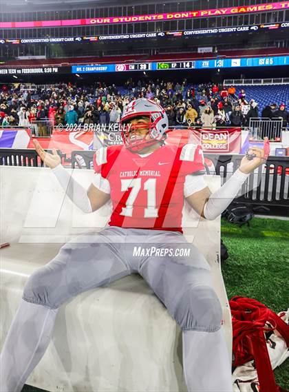 Thumbnail 1 in Catholic Memorial vs King Philip Regional (MIAA Division 2 Final) photogallery.