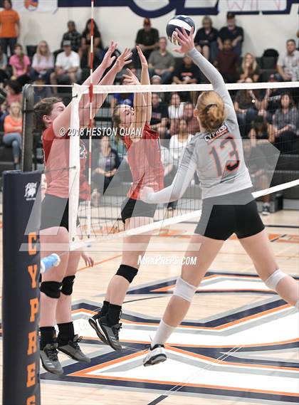 Thumbnail 2 in Hart vs. Cypress (CIF-SS D3 Playoff) photogallery.