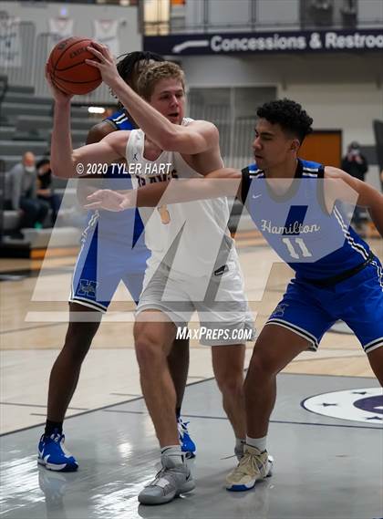 Thumbnail 1 in Fort Wayne Blackhawk Christian vs. Hamilton (Sneakers for Santa Shootout) photogallery.