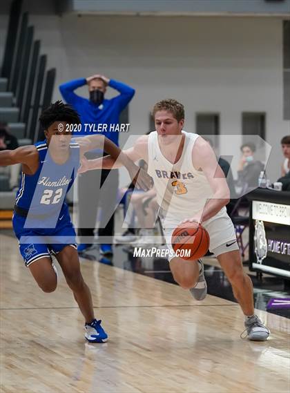 Thumbnail 3 in Fort Wayne Blackhawk Christian vs. Hamilton (Sneakers for Santa Shootout) photogallery.