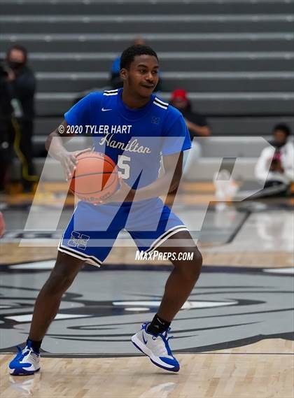 Thumbnail 1 in Fort Wayne Blackhawk Christian vs. Hamilton (Sneakers for Santa Shootout) photogallery.