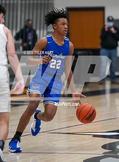 Thumbnail 3 in Fort Wayne Blackhawk Christian vs. Hamilton (Sneakers for Santa Shootout) photogallery.