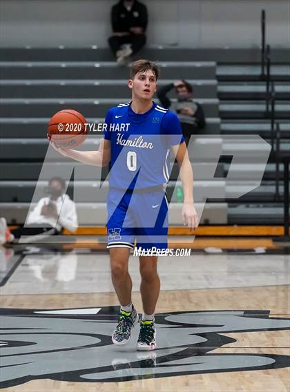 Thumbnail 2 in Fort Wayne Blackhawk Christian vs. Hamilton (Sneakers for Santa Shootout) photogallery.