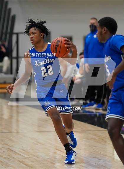 Thumbnail 1 in Fort Wayne Blackhawk Christian vs. Hamilton (Sneakers for Santa Shootout) photogallery.
