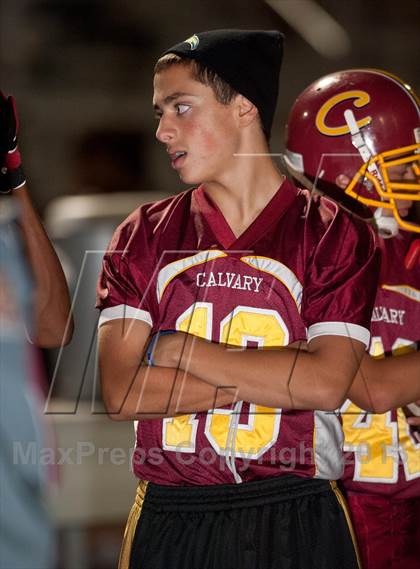 Thumbnail 2 in Calvary Christian Academy vs. San Diego Jewish Academy photogallery.
