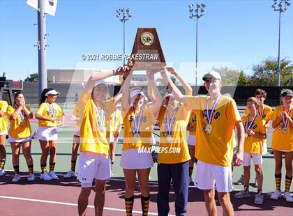 Thumbnail 3 in Highland Park vs Wylie (UIL 5A Team Tennis Final) photogallery.