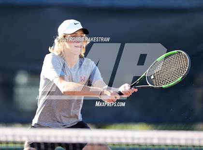 Thumbnail 2 in Highland Park vs Wylie (UIL 5A Team Tennis Final) photogallery.