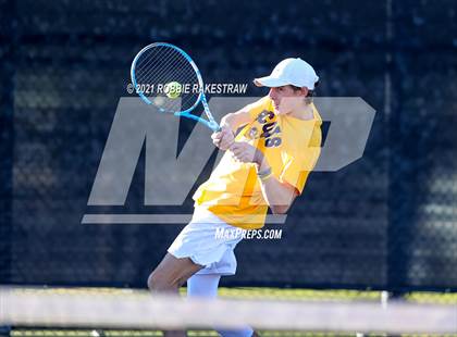 Thumbnail 2 in Highland Park vs Wylie (UIL 5A Team Tennis Final) photogallery.