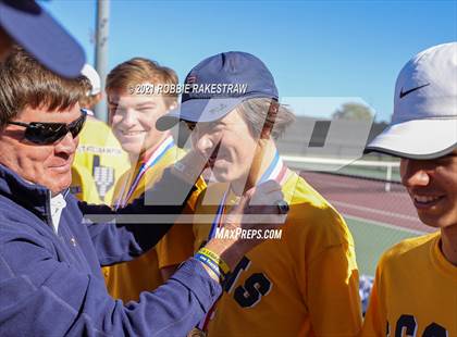 Thumbnail 2 in Highland Park vs Wylie (UIL 5A Team Tennis Final) photogallery.