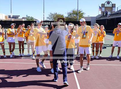 Thumbnail 2 in Highland Park vs Wylie (UIL 5A Team Tennis Final) photogallery.