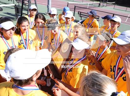 Thumbnail 2 in Highland Park vs Wylie (UIL 5A Team Tennis Final) photogallery.