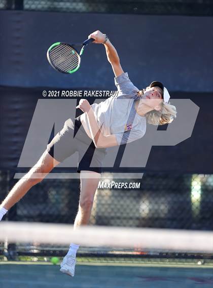 Thumbnail 2 in Highland Park vs Wylie (UIL 5A Team Tennis Final) photogallery.