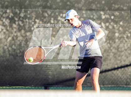 Thumbnail 2 in Highland Park vs Wylie (UIL 5A Team Tennis Final) photogallery.