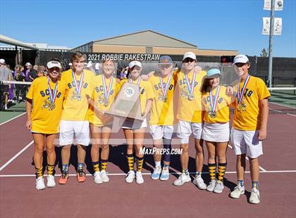 Thumbnail 2 in Highland Park vs Wylie (UIL 5A Team Tennis Final) photogallery.