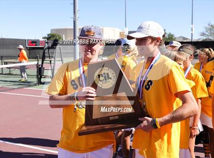 Thumbnail 2 in Highland Park vs Wylie (UIL 5A Team Tennis Final) photogallery.
