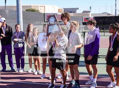 Thumbnail 2 in Highland Park vs Wylie (UIL 5A Team Tennis Final) photogallery.