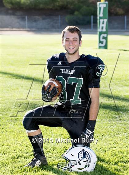 Thumbnail 2 in Tehachapi High School Varsity Football Individuals photogallery.