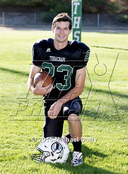 Thumbnail 3 in Tehachapi High School Varsity Football Individuals photogallery.