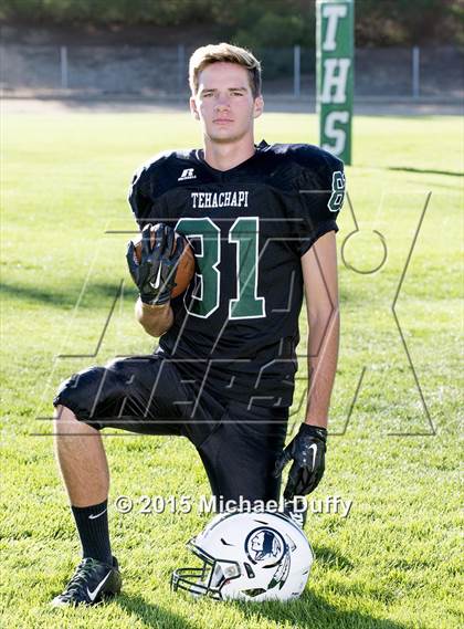 Thumbnail 1 in Tehachapi High School Varsity Football Individuals photogallery.