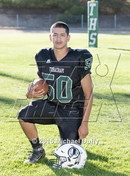Thumbnail 2 in Tehachapi High School Varsity Football Individuals photogallery.
