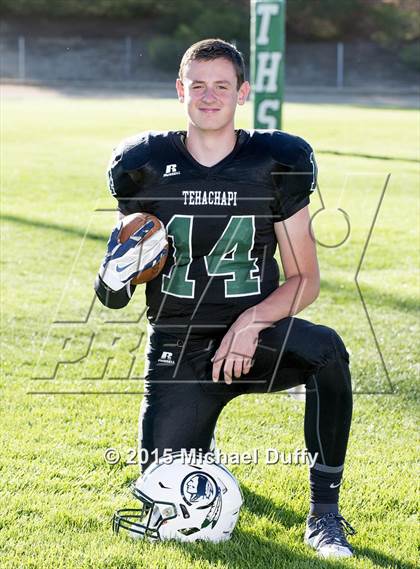Thumbnail 1 in Tehachapi High School Varsity Football Individuals photogallery.