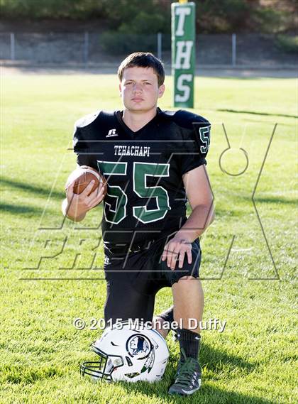 Thumbnail 2 in Tehachapi High School Varsity Football Individuals photogallery.