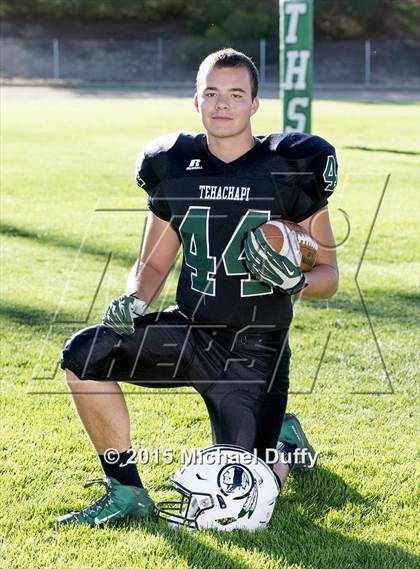 Thumbnail 1 in Tehachapi High School Varsity Football Individuals photogallery.
