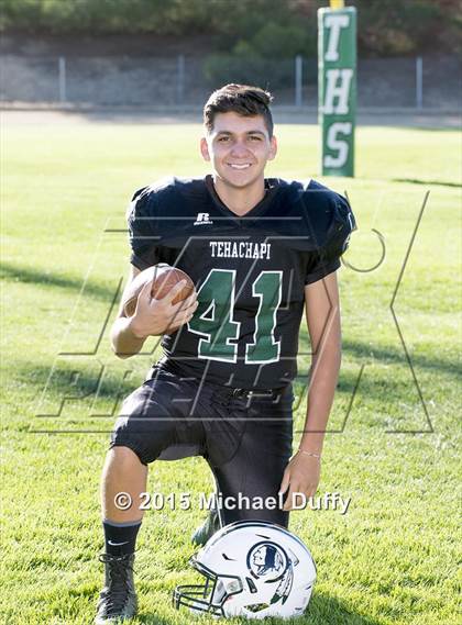 Thumbnail 1 in Tehachapi High School Varsity Football Individuals photogallery.