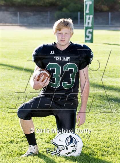 Thumbnail 2 in Tehachapi High School Varsity Football Individuals photogallery.