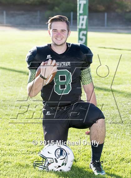 Thumbnail 2 in Tehachapi High School Varsity Football Individuals photogallery.