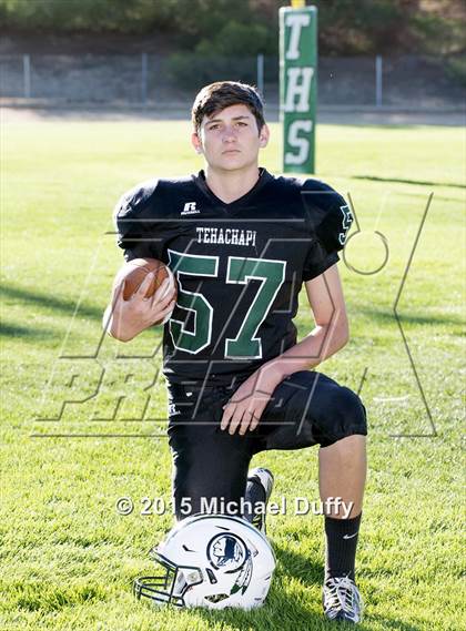 Thumbnail 1 in Tehachapi High School Varsity Football Individuals photogallery.