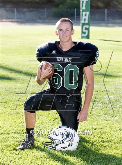 Thumbnail 3 in Tehachapi High School Varsity Football Individuals photogallery.