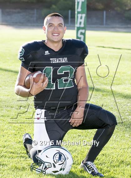 Thumbnail 3 in Tehachapi High School Varsity Football Individuals photogallery.